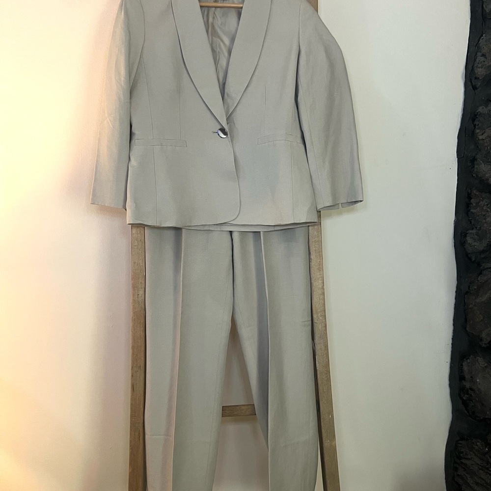 Kasper Khaki Women's Suit Pant Set